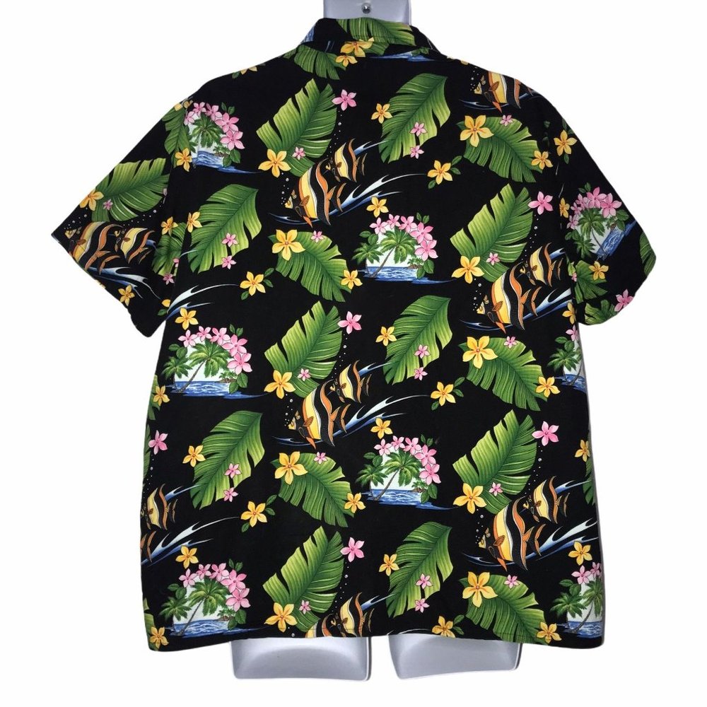 Malihini Hawaii Vintage Colorful 1990's Shirt 2XL - Picture 6 of 8